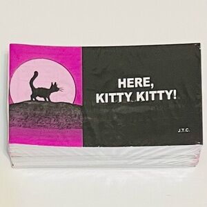 Here, Kitty Kitty! | Chick Tracts | Pack of 25 | By Jack T. Chick (2006) **NEW**